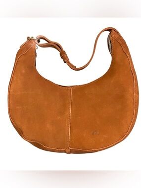 Portland Leather Suede Hobo Bag in Jackson brown